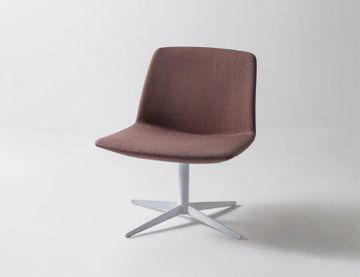 KANVAS LOUNGE LS - Swivel fabric chair by GABER - view 5