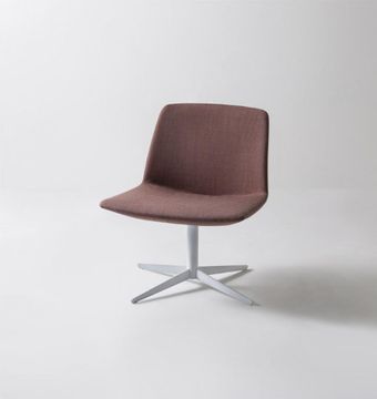 KANVAS LOUNGE LS - Swivel fabric chair by GABER - view 4