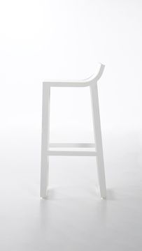 Flat High stool with backrest by GANDIABLASCO - view 4