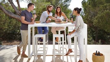 Flat High stool with backrest by GANDIABLASCO - view 5