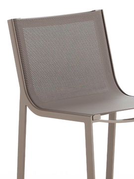 Flat Textil High stool with high backrest by GANDIABLASCO - view 3