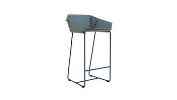 Textile Counter stool with backrest by GANDIABLASCO - view 7