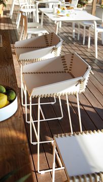 Textile High stool with backrest by GANDIABLASCO - view 7