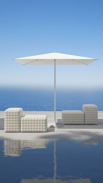 Brisa square folding parasol by GANDIABLASCO - view 7
