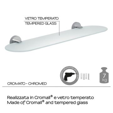 Eros shelf 60 cm by GEDY - view 4