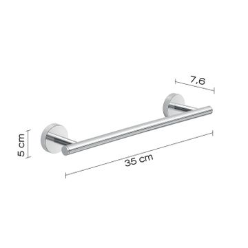 Eros towel holder 35 cm by GEDY - view 2