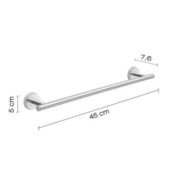 Eros towel holder 45 cm by GEDY - view 2