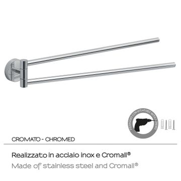 Eros jointed towel holder by GEDY - view 3