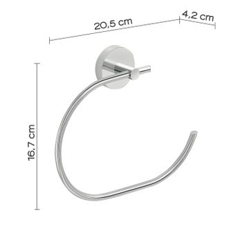 Eros towel ring by GEDY - view 2