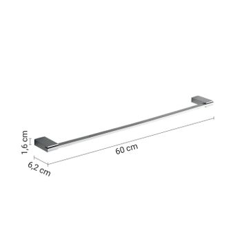 Kansas towel holder 60 cm by GEDY - view 2