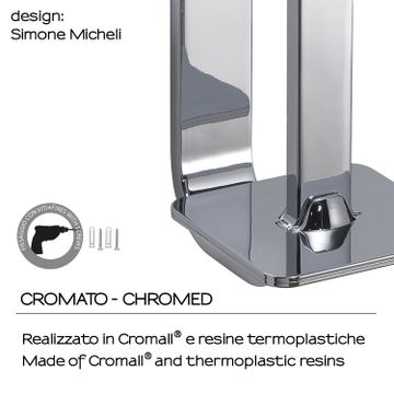 Outline spare toilet paper holder by GEDY - view 4