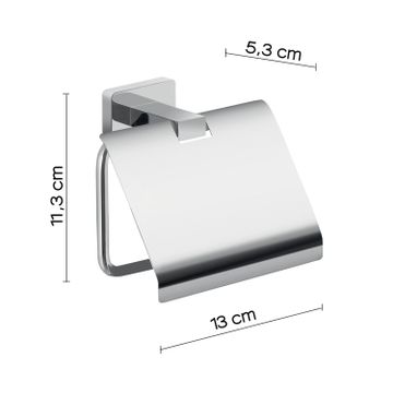 Atena toilet paper holder with cover by GEDY - view 3