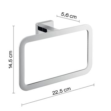 Atena towel ring by GEDY - view 2