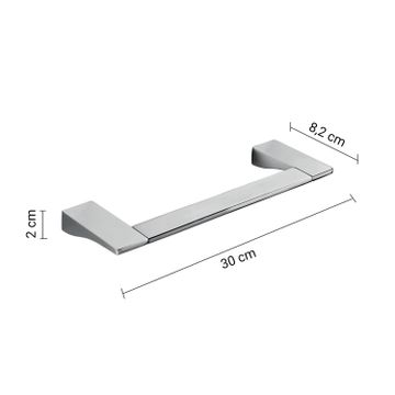 Glamour towel holder 30 cm by GEDY - view 2
