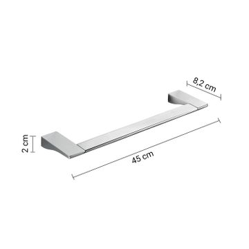 Glamour towel holder 45 cm by GEDY - view 2