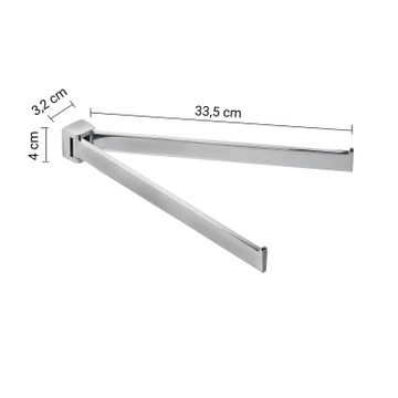 Glamour jointed towel holder by GEDY - view 2