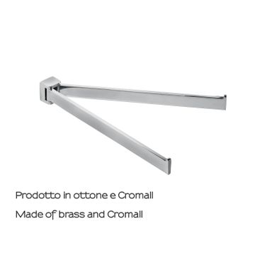 Glamour jointed towel holder by GEDY - view 3