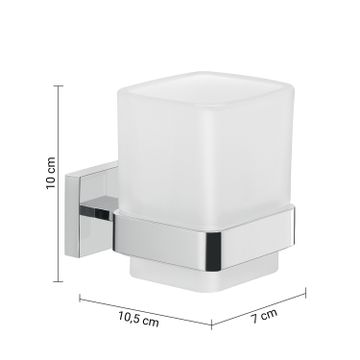 Elba toothbrush holder by GEDY - view 2