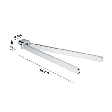 Azzorre jointed towel holder by GEDY - view 2