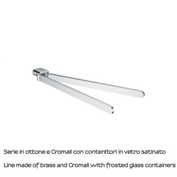 Azzorre jointed towel holder by GEDY - view 4