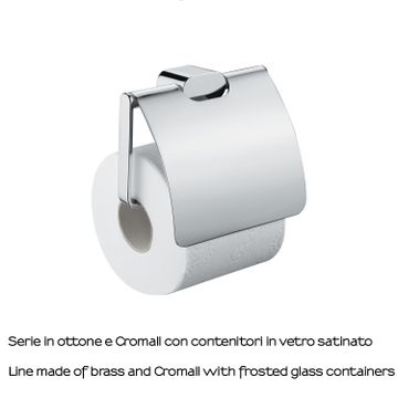 Azzorre toilet paper holder with cover by GEDY - view 4