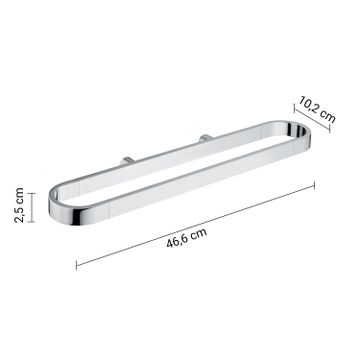 Azzorre towel rail for accessories by GEDY - view 2