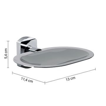 Edera Plus fixed soap holder by GEDY - view 2