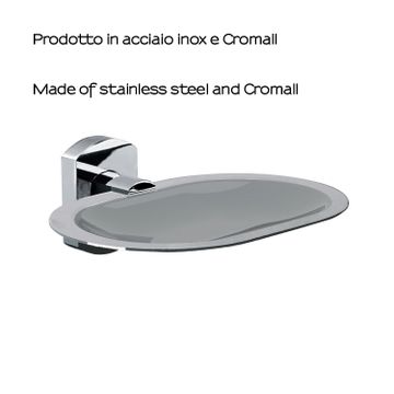 Edera Plus fixed soap holder by GEDY - view 4