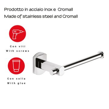 Edera Plus toilet paper holder by GEDY - view 3