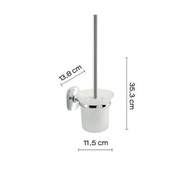 Everest wall toilet brush holder by GEDY - view 2
