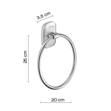 Everest towel ring by GEDY - view 2