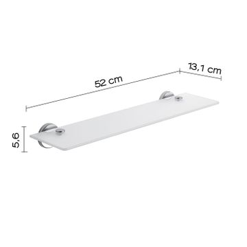 Felce shelf 55 cm by GEDY - view 2