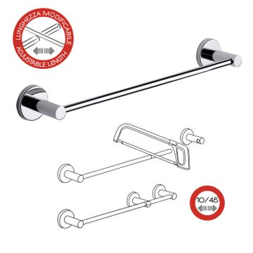 Felce towel holder 35 cm by GEDY - view 5