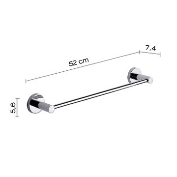 Felce towel holder 45 cm by GEDY - view 2