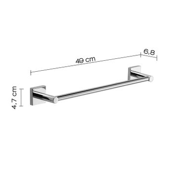 Fuji towel holder 45 cm by GEDY - view 4