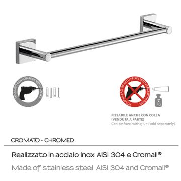 Fuji towel holder 45 cm by GEDY - view 2