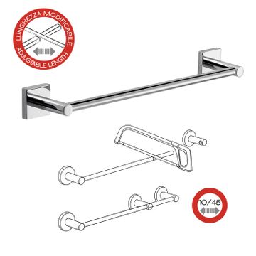 Fuji towel holder 45 cm by GEDY - view 3