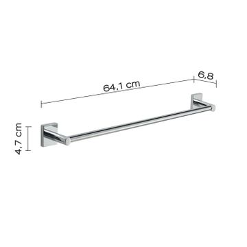 Fuji towel holder 60 cm by GEDY - view 4
