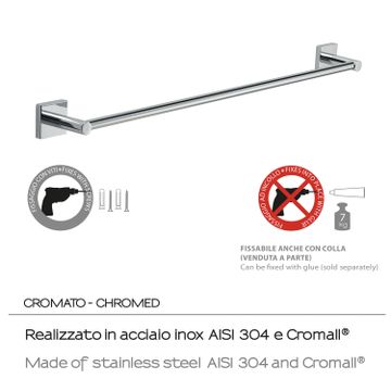 Fuji towel holder 60 cm by GEDY - view 2