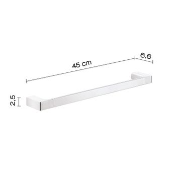 Pirenei towel holder 45 cm by GEDY - view 2