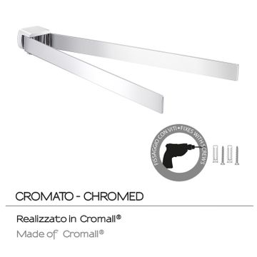 Pirenei jointed towel holder by GEDY - view 5