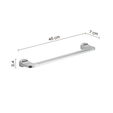 Stelvio towel holder 45 cm by GEDY - view 2