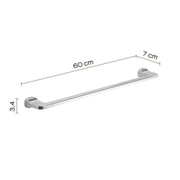 Stelvio towel holder 60 cm by GEDY - view 2