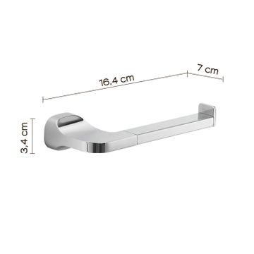 Stelvio toilet paper holder by GEDY - view 2