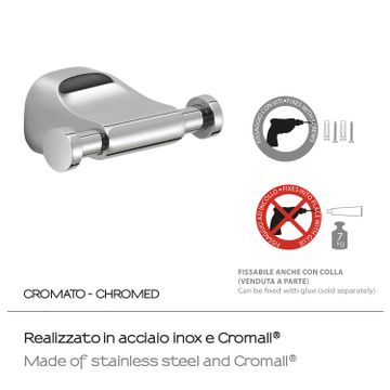 Stelvio double hook by GEDY - view 3