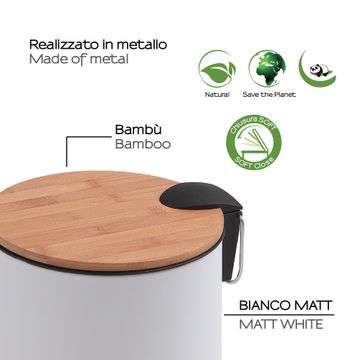 Kenta pedal bin by GEDY - view 4