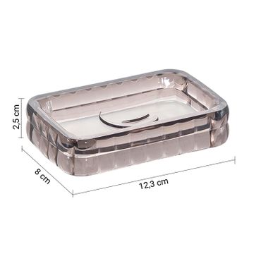 Glady soap holder moka by GEDY - view 2
