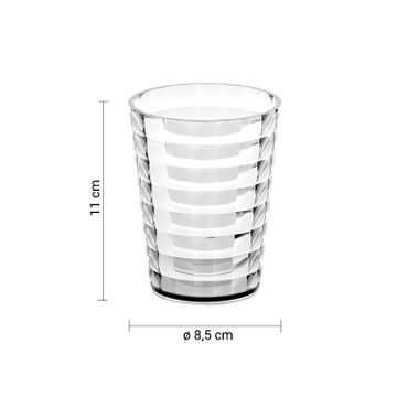 Glady toothbrush holder trasparent by GEDY - view 2