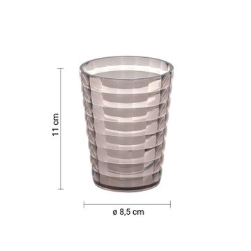 Glady toothbrush holder moka by GEDY - view 2