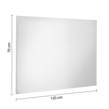 Alfred polished edge mirror 70×120 by GEDY - view 2